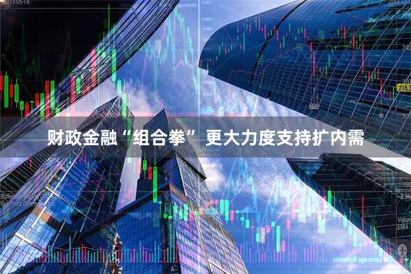 财政金融“组合拳” 更大力度支持扩内需